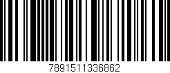 Código de barras (EAN, GTIN, SKU, ISBN): '7891511336862'