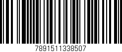 Código de barras (EAN, GTIN, SKU, ISBN): '7891511338507'