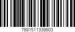 Código de barras (EAN, GTIN, SKU, ISBN): '7891511339603'