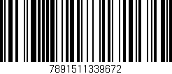Código de barras (EAN, GTIN, SKU, ISBN): '7891511339672'