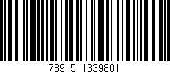 Código de barras (EAN, GTIN, SKU, ISBN): '7891511339801'