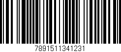 Código de barras (EAN, GTIN, SKU, ISBN): '7891511341231'