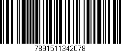 Código de barras (EAN, GTIN, SKU, ISBN): '7891511342078'