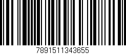 Código de barras (EAN, GTIN, SKU, ISBN): '7891511343655'