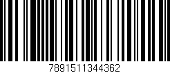 Código de barras (EAN, GTIN, SKU, ISBN): '7891511344362'