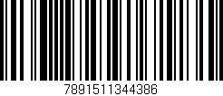 Código de barras (EAN, GTIN, SKU, ISBN): '7891511344386'