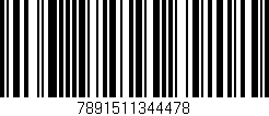 Código de barras (EAN, GTIN, SKU, ISBN): '7891511344478'