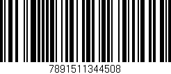 Código de barras (EAN, GTIN, SKU, ISBN): '7891511344508'