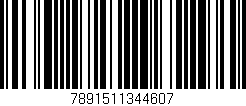 Código de barras (EAN, GTIN, SKU, ISBN): '7891511344607'