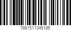 Código de barras (EAN, GTIN, SKU, ISBN): '7891511345185'