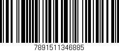 Código de barras (EAN, GTIN, SKU, ISBN): '7891511346885'