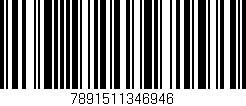 Código de barras (EAN, GTIN, SKU, ISBN): '7891511346946'