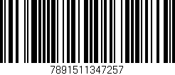 Código de barras (EAN, GTIN, SKU, ISBN): '7891511347257'