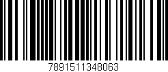 Código de barras (EAN, GTIN, SKU, ISBN): '7891511348063'