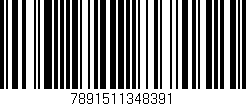 Código de barras (EAN, GTIN, SKU, ISBN): '7891511348391'