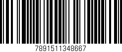 Código de barras (EAN, GTIN, SKU, ISBN): '7891511348667'