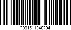 Código de barras (EAN, GTIN, SKU, ISBN): '7891511348704'