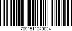 Código de barras (EAN, GTIN, SKU, ISBN): '7891511348834'