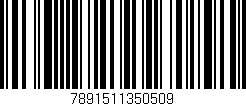Código de barras (EAN, GTIN, SKU, ISBN): '7891511350509'