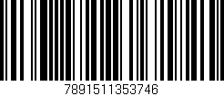 Código de barras (EAN, GTIN, SKU, ISBN): '7891511353746'