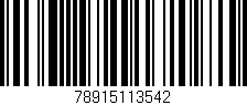 Código de barras (EAN, GTIN, SKU, ISBN): '78915113542'