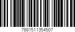 Código de barras (EAN, GTIN, SKU, ISBN): '7891511354507'