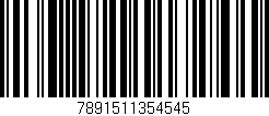 Código de barras (EAN, GTIN, SKU, ISBN): '7891511354545'