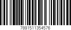 Código de barras (EAN, GTIN, SKU, ISBN): '7891511354576'