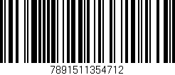 Código de barras (EAN, GTIN, SKU, ISBN): '7891511354712'