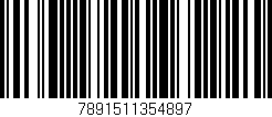 Código de barras (EAN, GTIN, SKU, ISBN): '7891511354897'