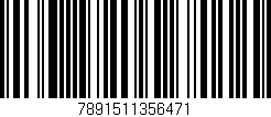 Código de barras (EAN, GTIN, SKU, ISBN): '7891511356471'