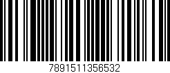 Código de barras (EAN, GTIN, SKU, ISBN): '7891511356532'