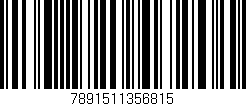 Código de barras (EAN, GTIN, SKU, ISBN): '7891511356815'