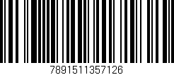 Código de barras (EAN, GTIN, SKU, ISBN): '7891511357126'