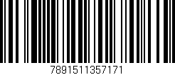 Código de barras (EAN, GTIN, SKU, ISBN): '7891511357171'