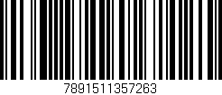 Código de barras (EAN, GTIN, SKU, ISBN): '7891511357263'