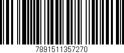 Código de barras (EAN, GTIN, SKU, ISBN): '7891511357270'