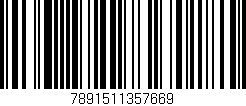 Código de barras (EAN, GTIN, SKU, ISBN): '7891511357669'