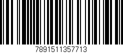 Código de barras (EAN, GTIN, SKU, ISBN): '7891511357713'