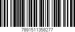 Código de barras (EAN, GTIN, SKU, ISBN): '7891511358277'