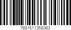 Código de barras (EAN, GTIN, SKU, ISBN): '7891511358383'