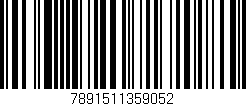 Código de barras (EAN, GTIN, SKU, ISBN): '7891511359052'