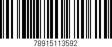 Código de barras (EAN, GTIN, SKU, ISBN): '78915113592'