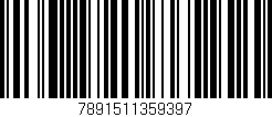 Código de barras (EAN, GTIN, SKU, ISBN): '7891511359397'