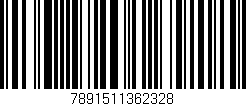 Código de barras (EAN, GTIN, SKU, ISBN): '7891511362328'