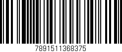 Código de barras (EAN, GTIN, SKU, ISBN): '7891511368375'