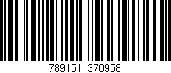 Código de barras (EAN, GTIN, SKU, ISBN): '7891511370958'