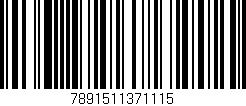 Código de barras (EAN, GTIN, SKU, ISBN): '7891511371115'