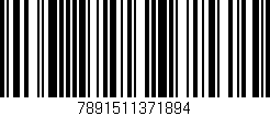 Código de barras (EAN, GTIN, SKU, ISBN): '7891511371894'