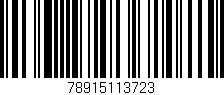 Código de barras (EAN, GTIN, SKU, ISBN): '78915113723'